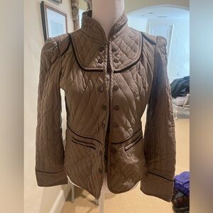 Tulle fitted military jacket